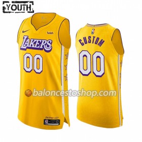 Camiseta Niños NBA Los Angeles Lakers Personalizadas 2019-20 Nike City Edition Swingman